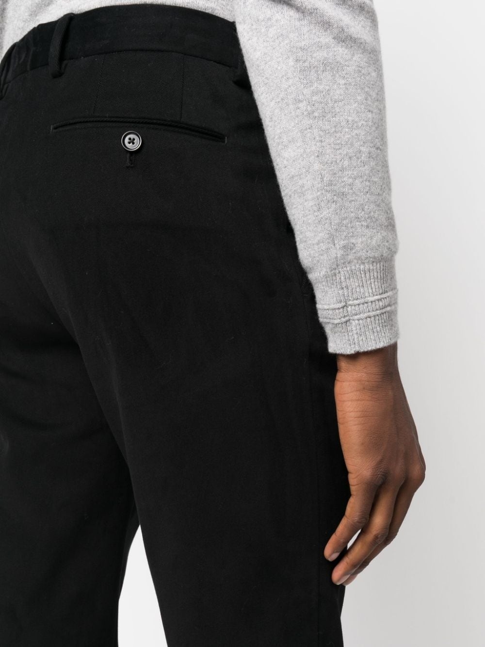 slim-cut stretch-cotton chino trousers - 5