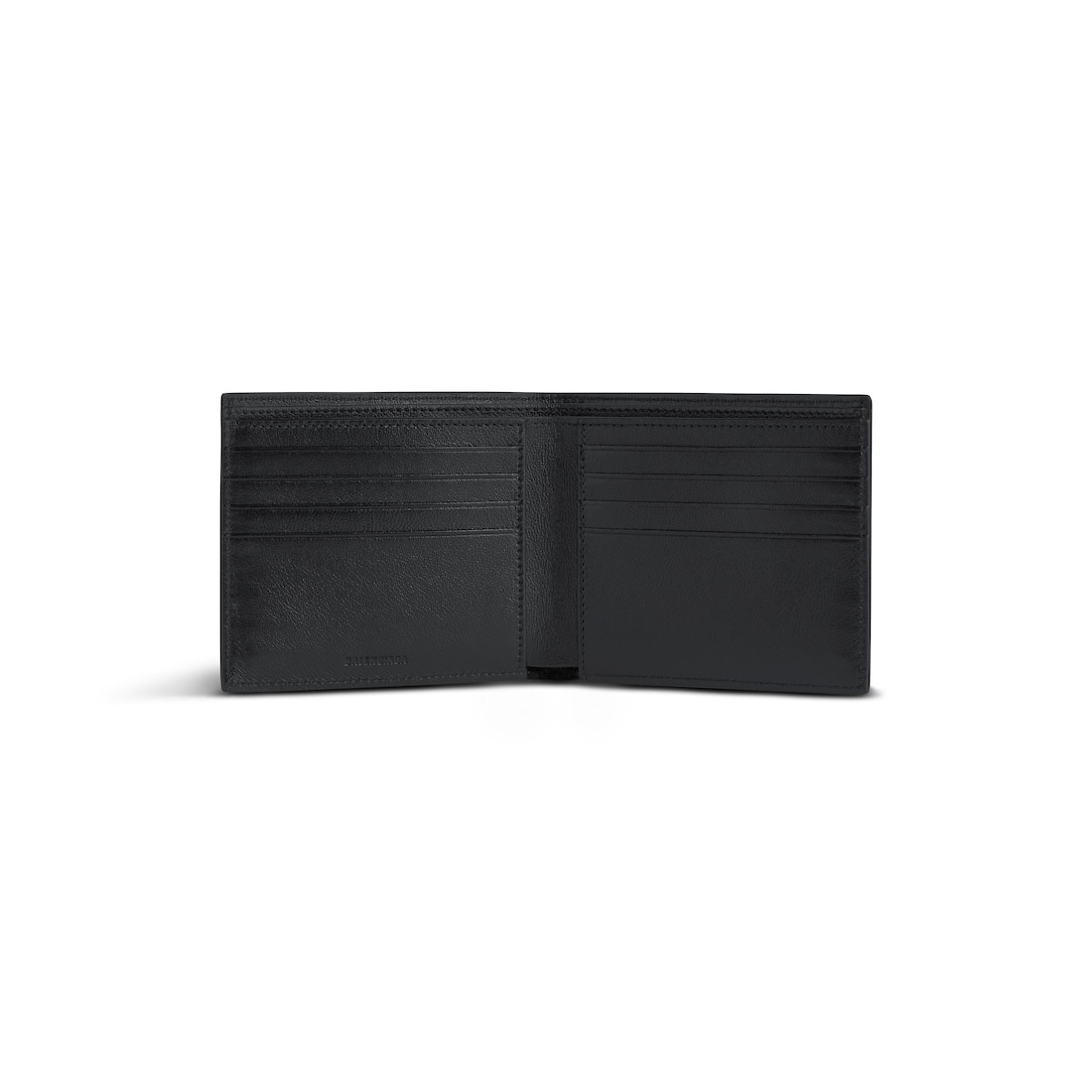 Men's Cash Square Folded Wallet in Black - 3