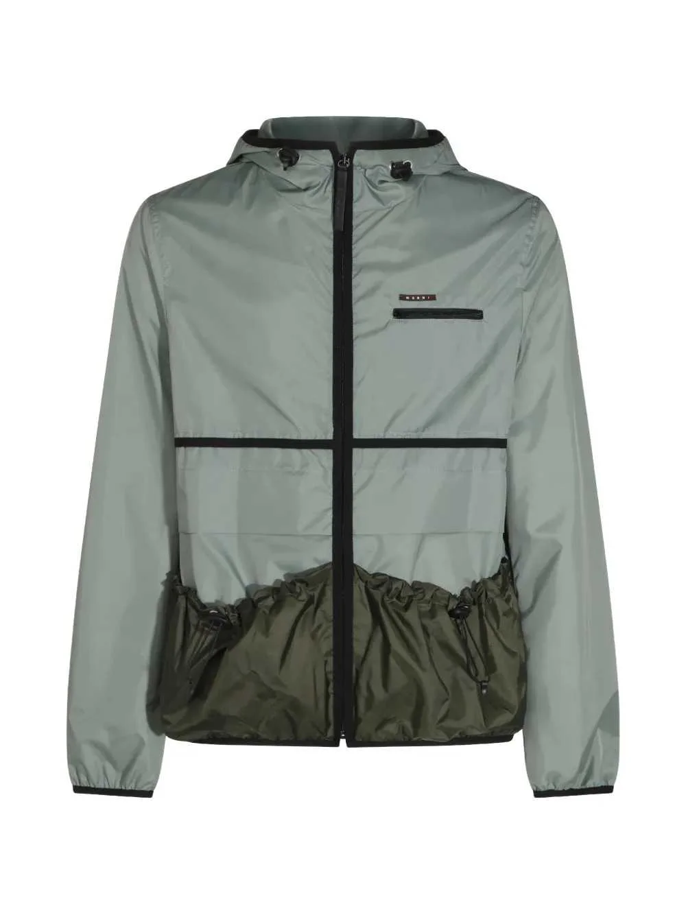 Marni Men Panelled Hooded Jacket - 1