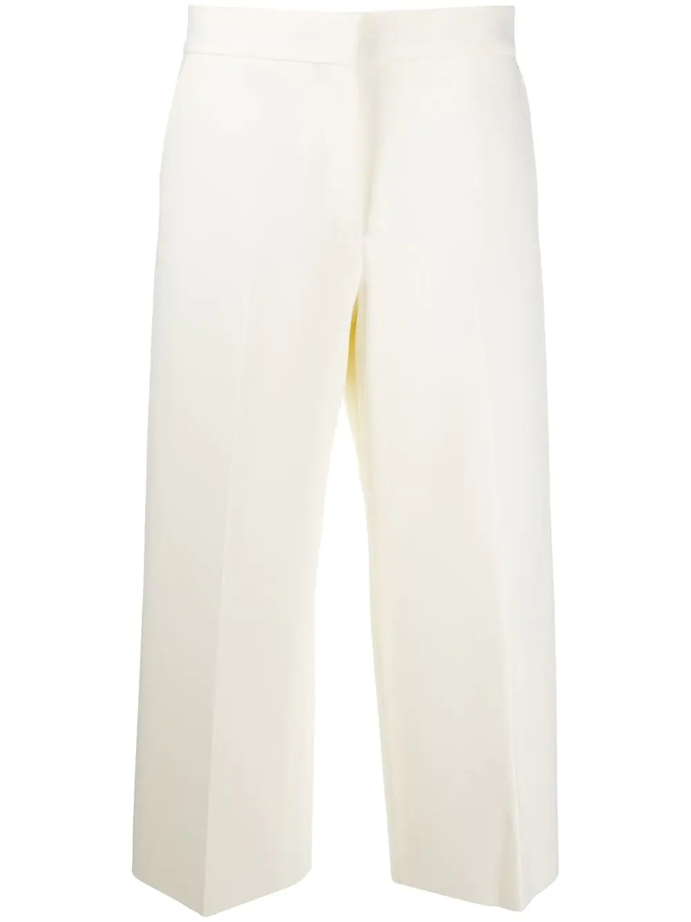 wide-leg cropped trousers - 1