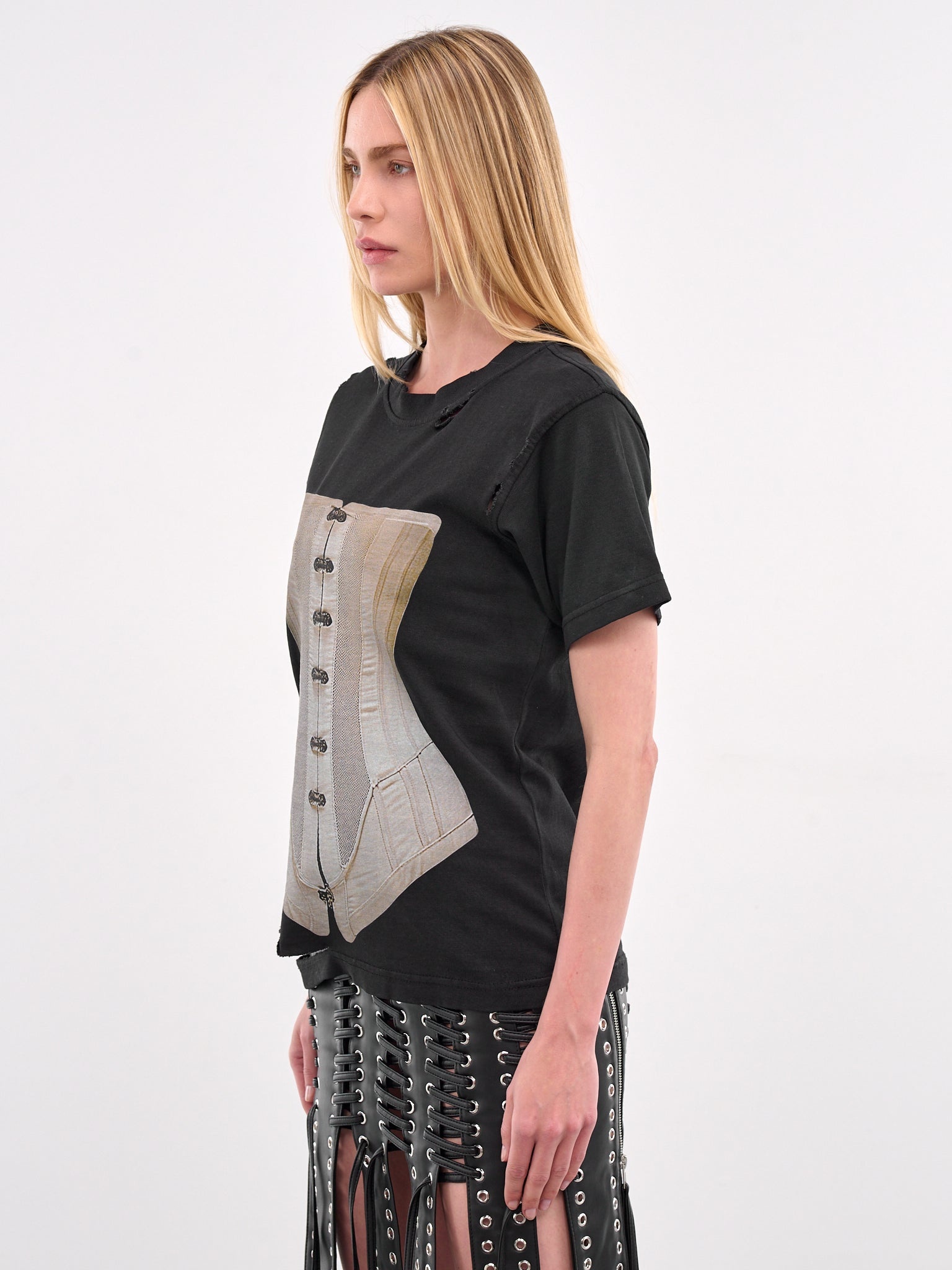 OnlyFans Trompe L'oeil Corset Tee - 2