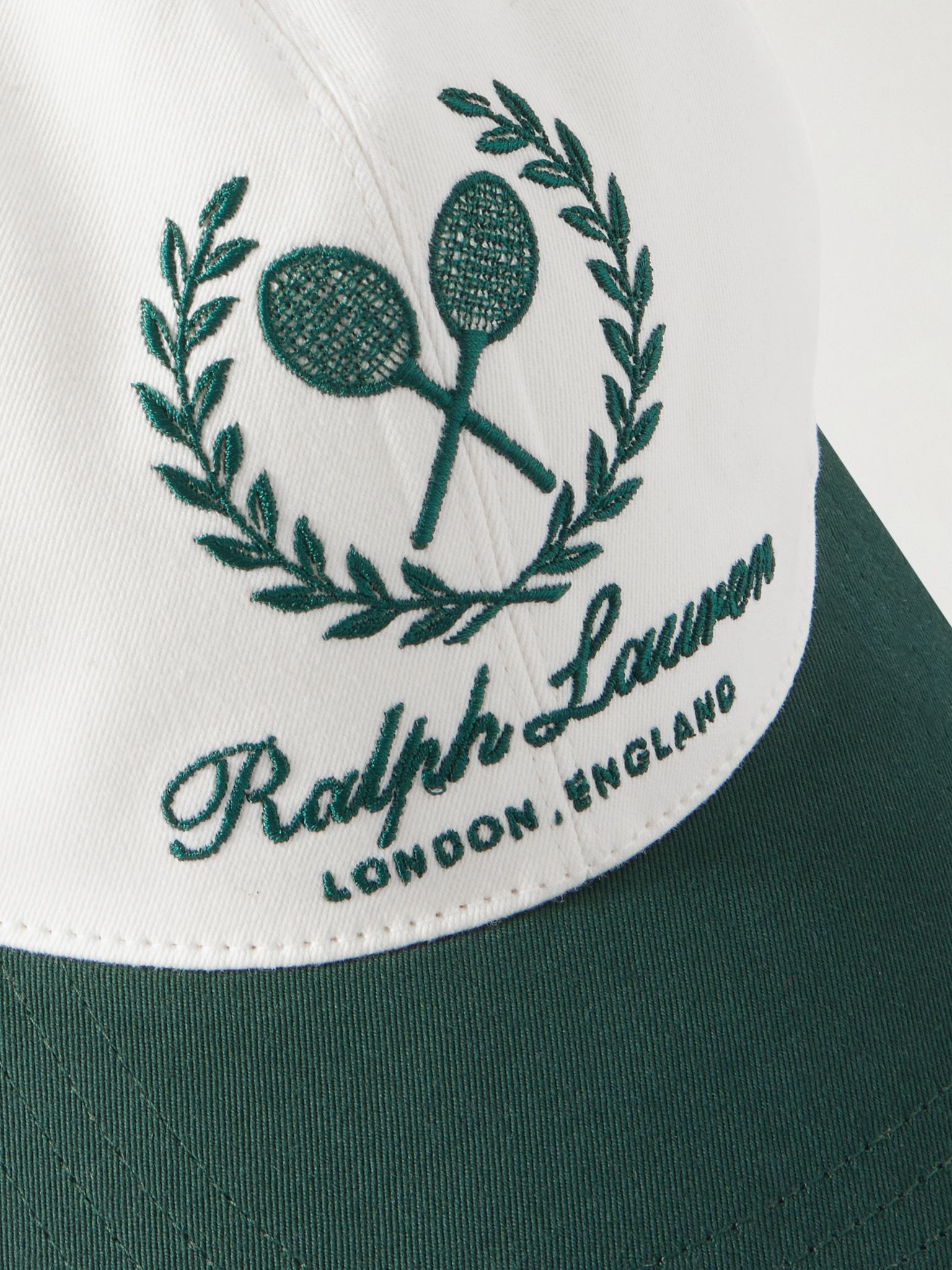 Logo-Embroidered Cotton-Blend Twill Baseball Cap Cream - 4