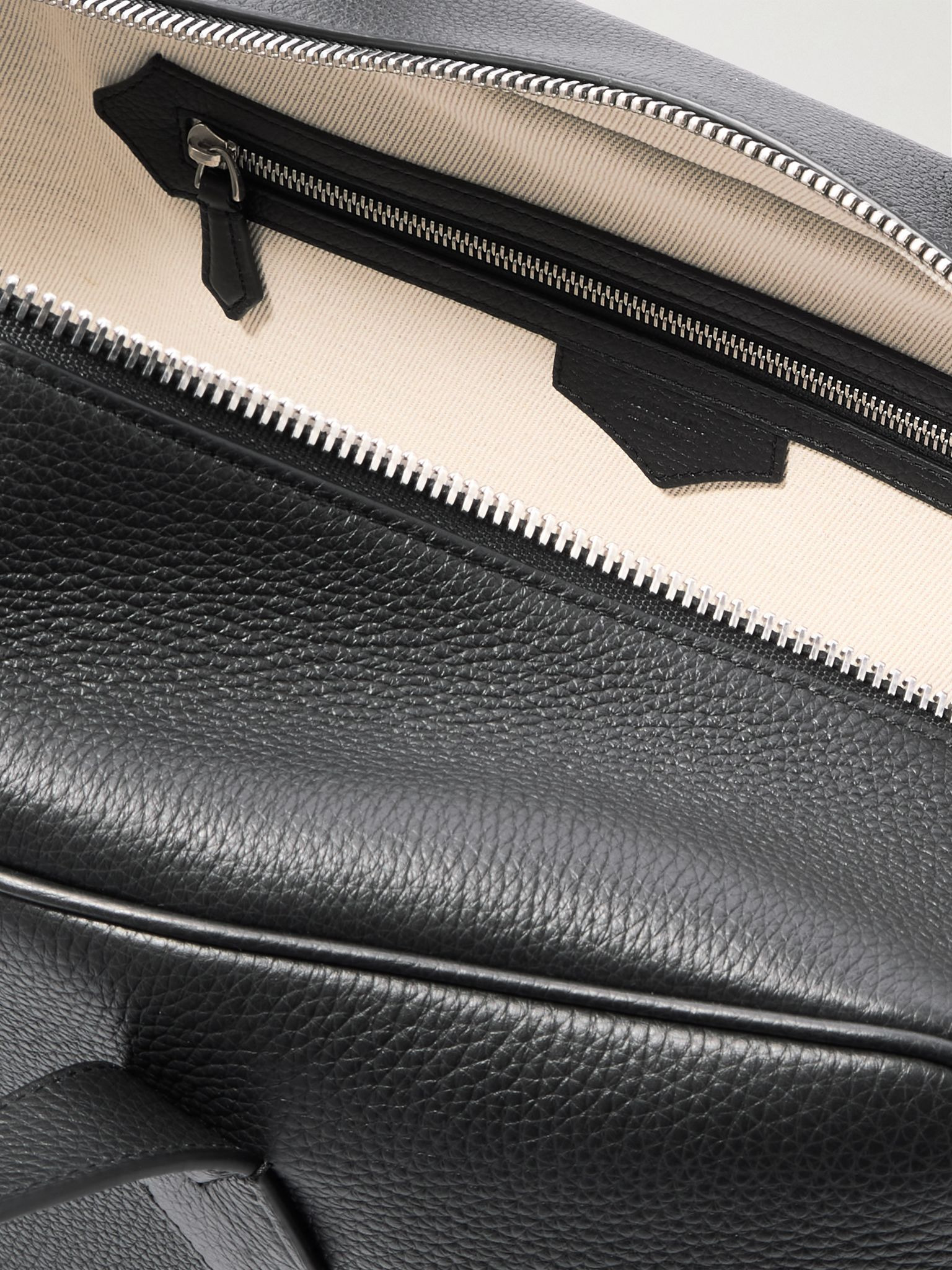 149 Logo-Appliquéd Full-Grain Leather Briefcase Black - 5