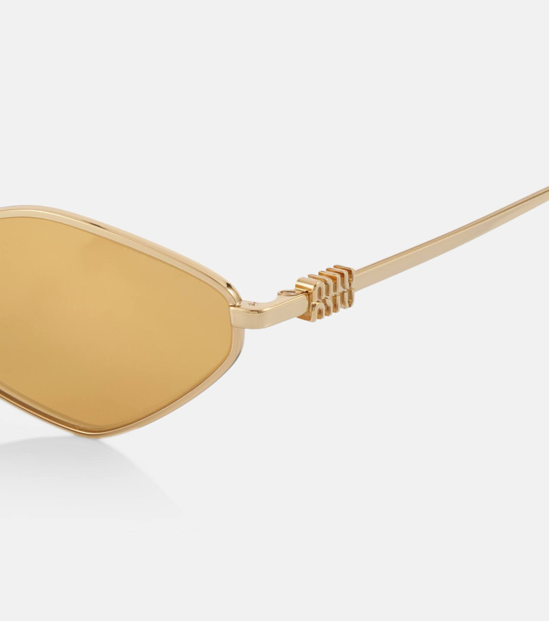 Miu Miu MU56ZS geometric-frame sunglasses outlook