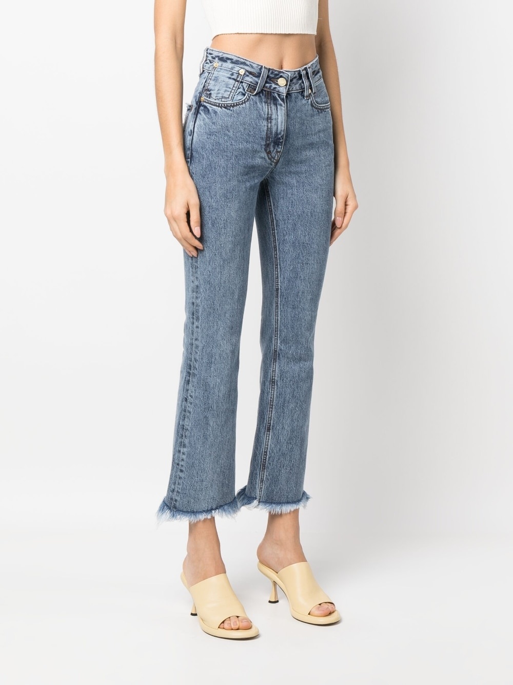 Le De Nimes Court Articha high-rise bootcut jeans - 3