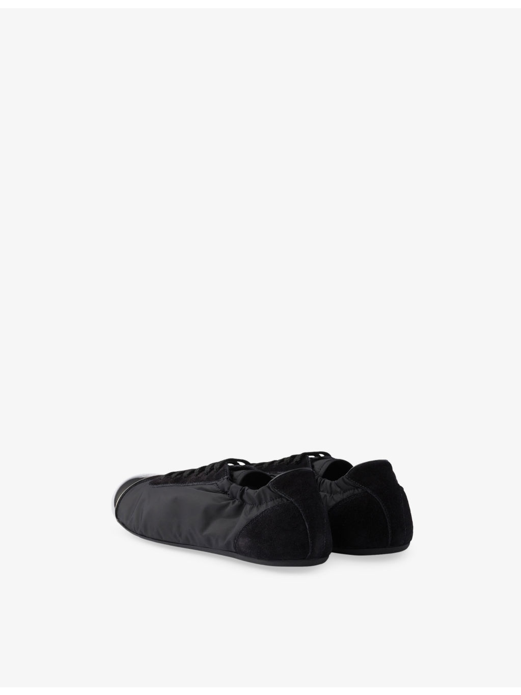 Collapse Re-Nylon Shell and Suede Low-Top Trainers - 4