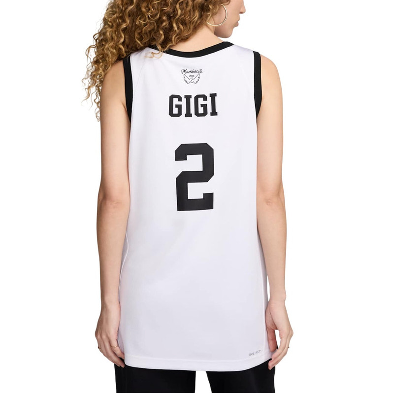 Nike Nike Gigi Bryant Mambacita Basketball Jersey 'White Black' HF7754-100 outlook