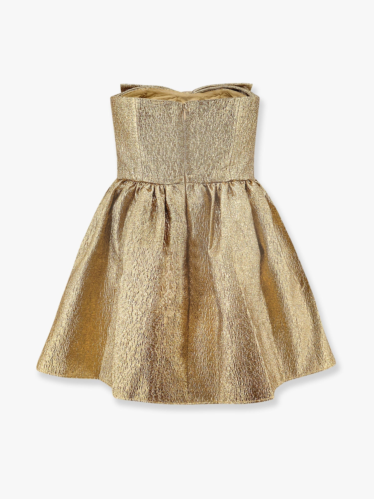 Self Portrait Metallic Fibre Fabric Mini Dress - 5