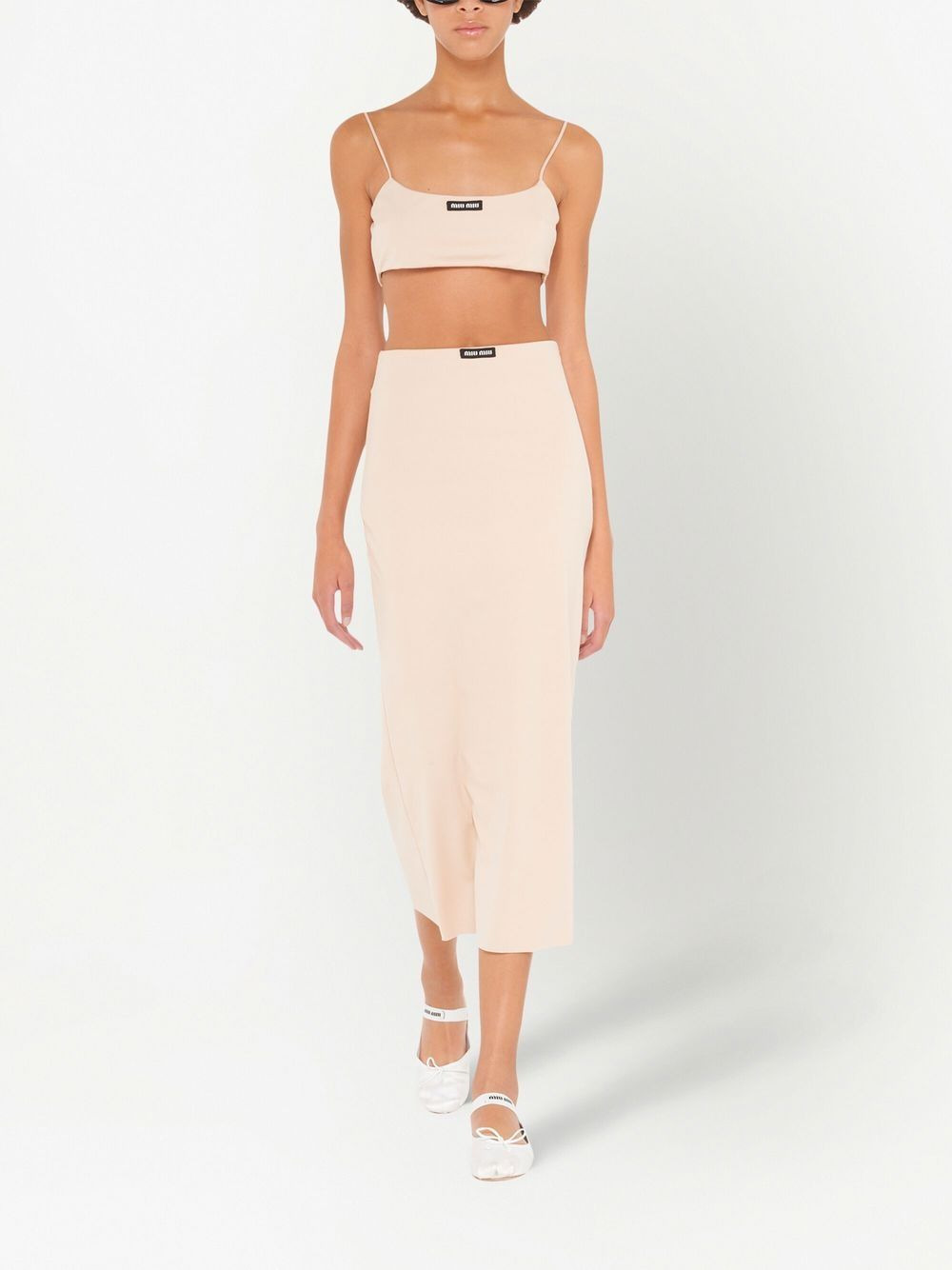 high-waist midi skirt - 2