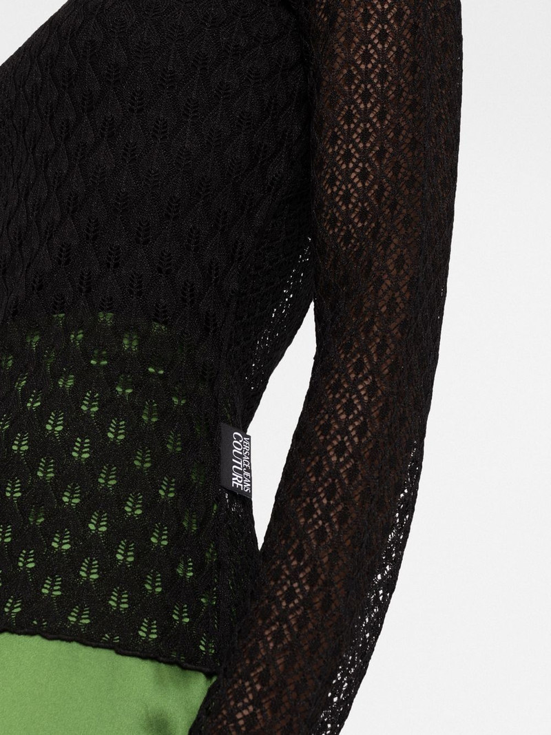 open-knit roll-neck jumper 3