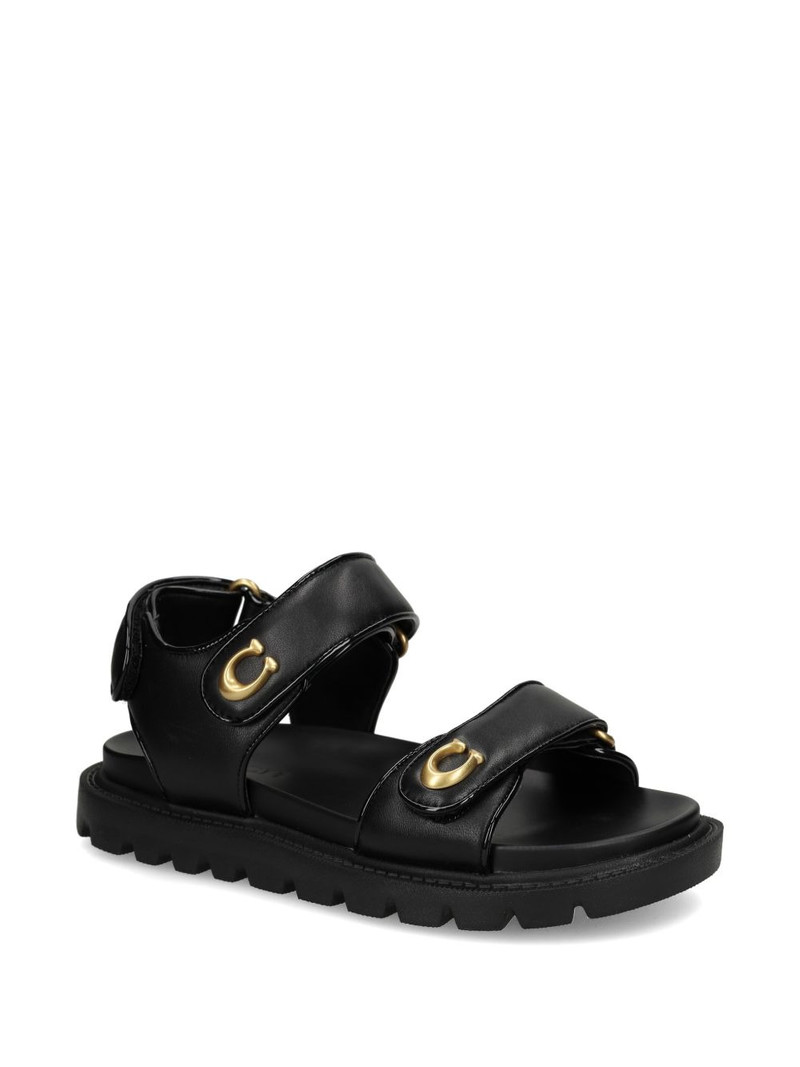 COACH Brynn logo-detail sandals outlook