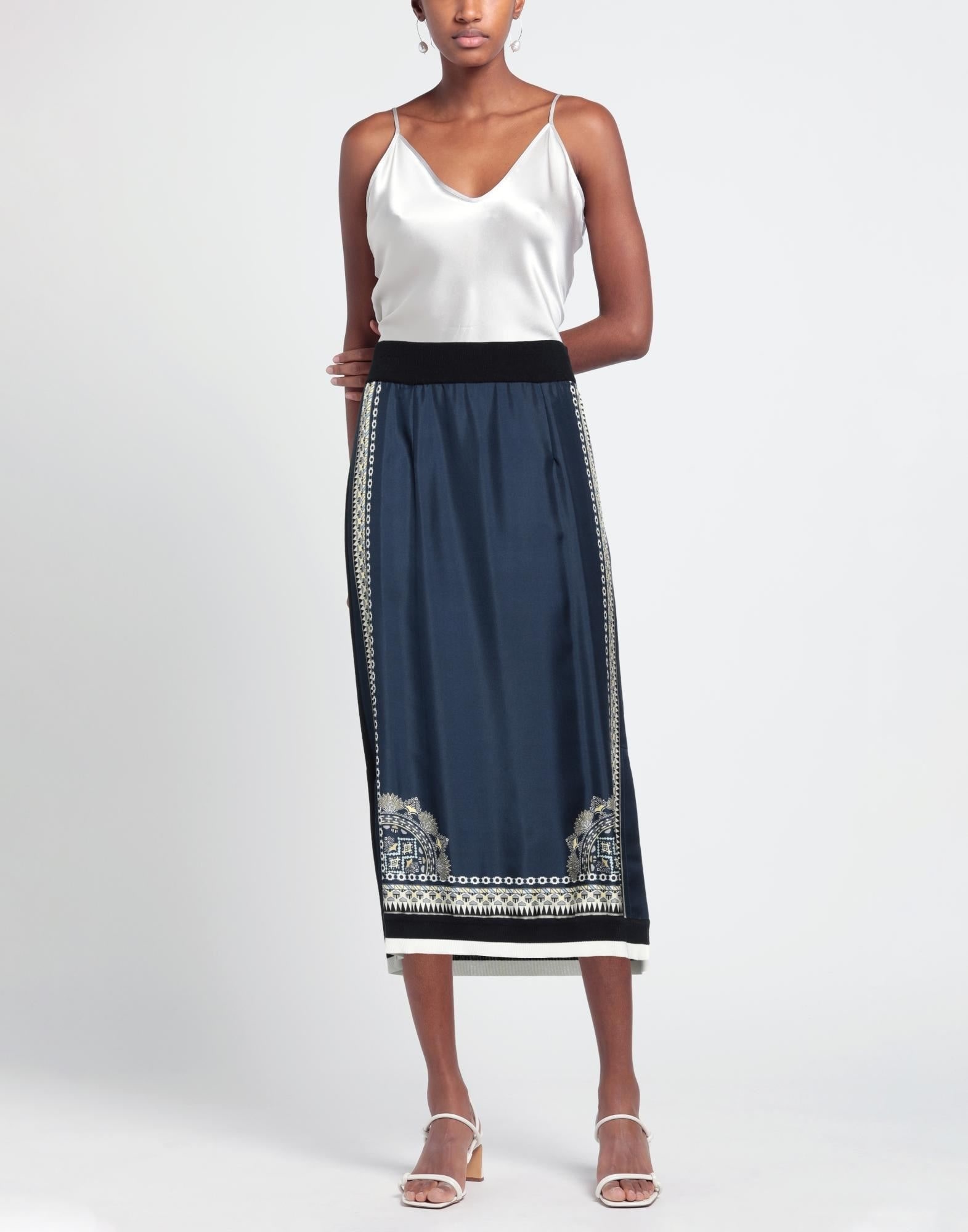 Etro KNIT SKIRT WITH SILK INSERT | REVERSIBLE