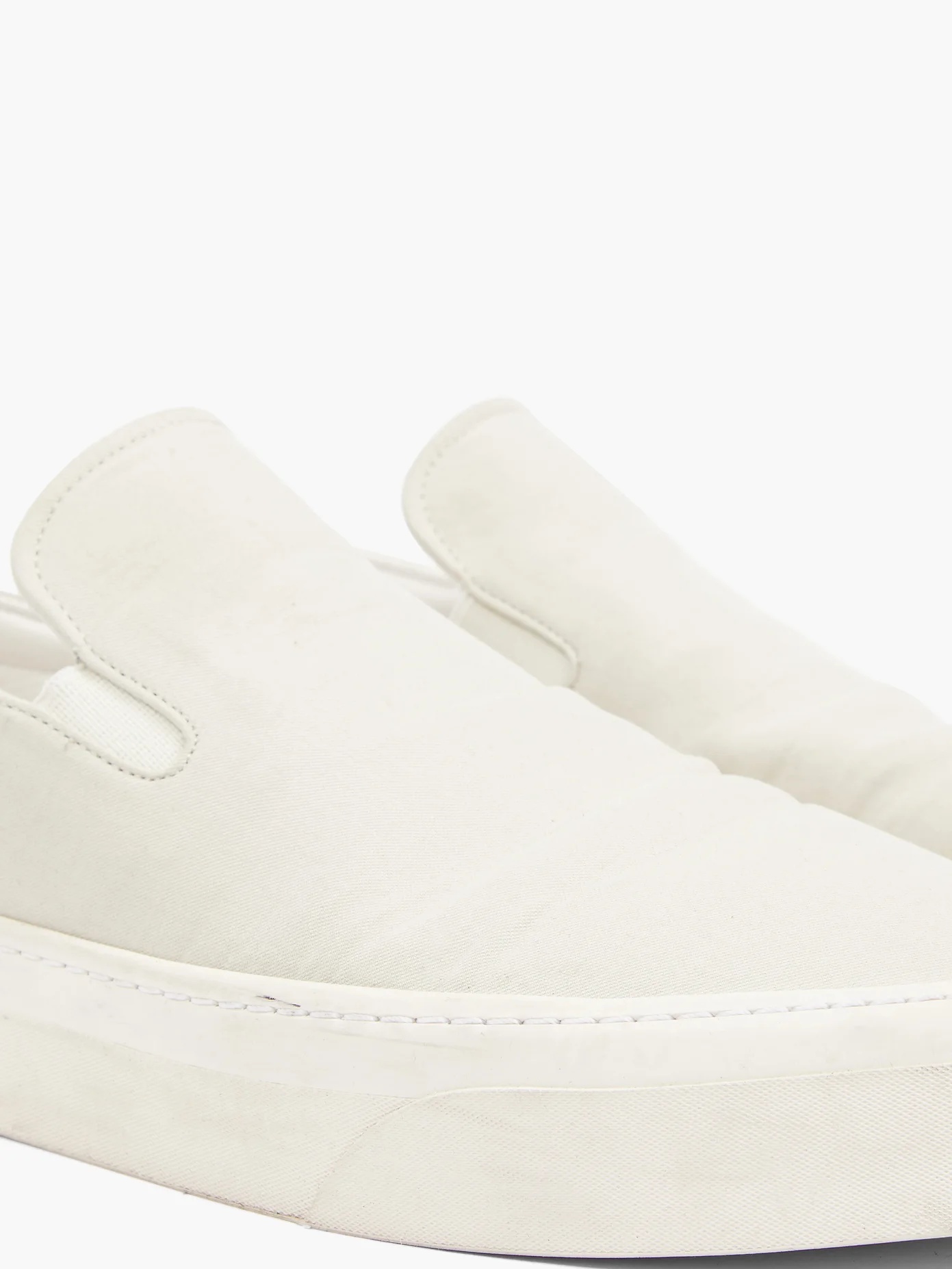 Mary H slip-on canvas trainers - 7