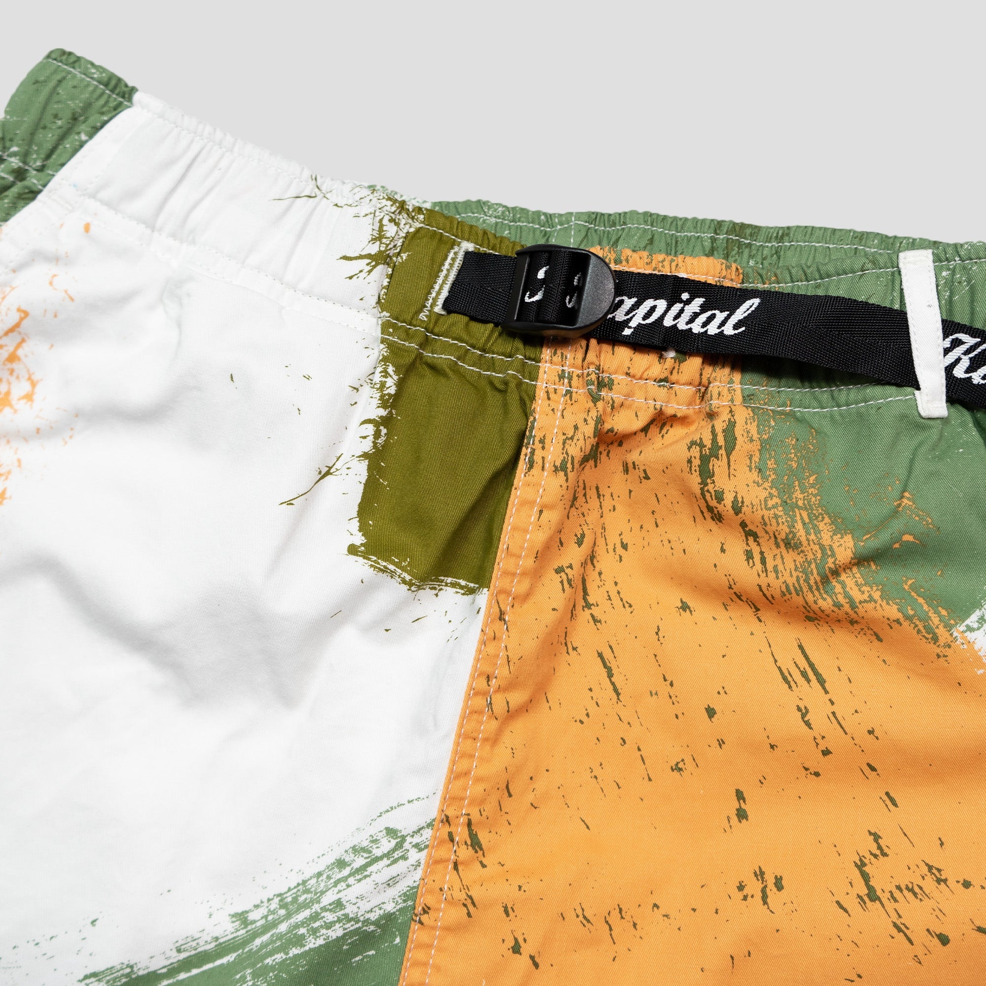COMBED BURBERRY BRUSH-CAMO EASY SHORTS - 3