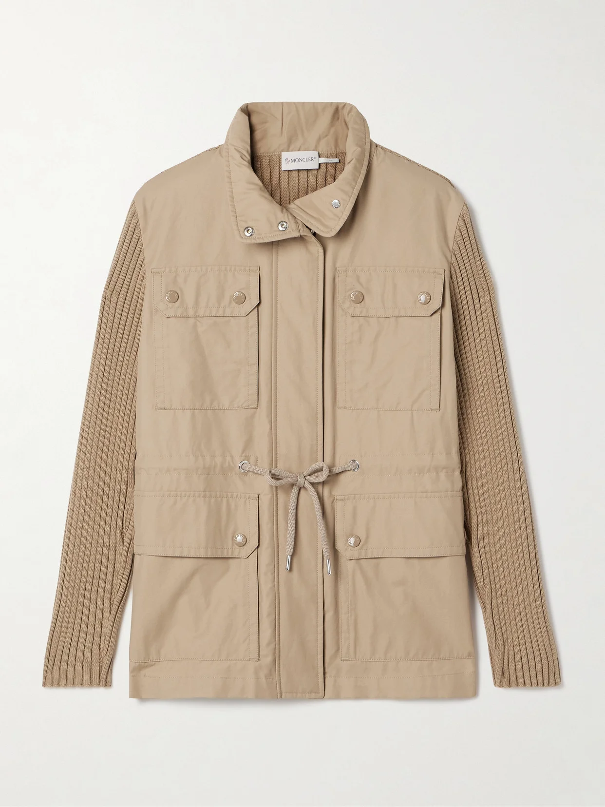 Appliquéd Ribbed Twill And Cotton-blend Jacket - 1
