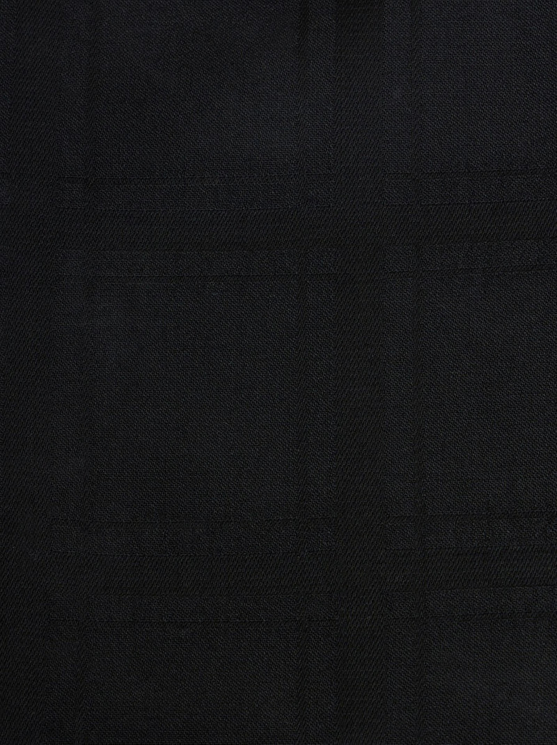 TONAL CHECK WOOL TROUSERS 3