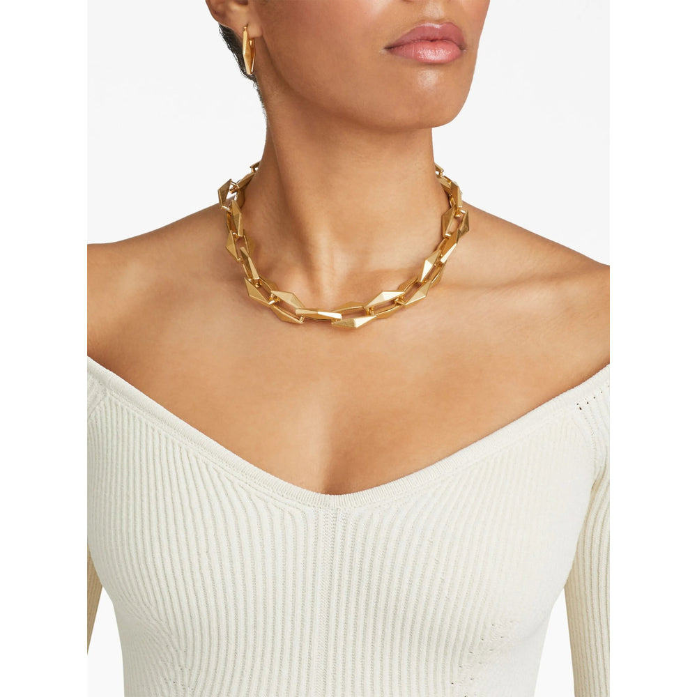 Jimmy Choo Gold Necklaces Women - 5