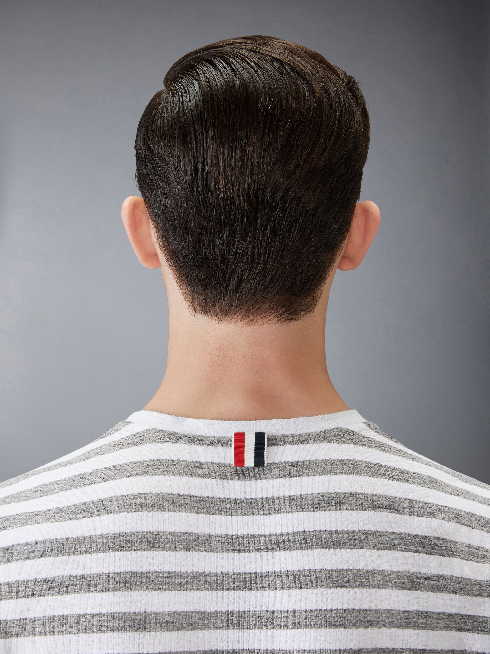 LINEN JERSEY RINGER TEE - 5