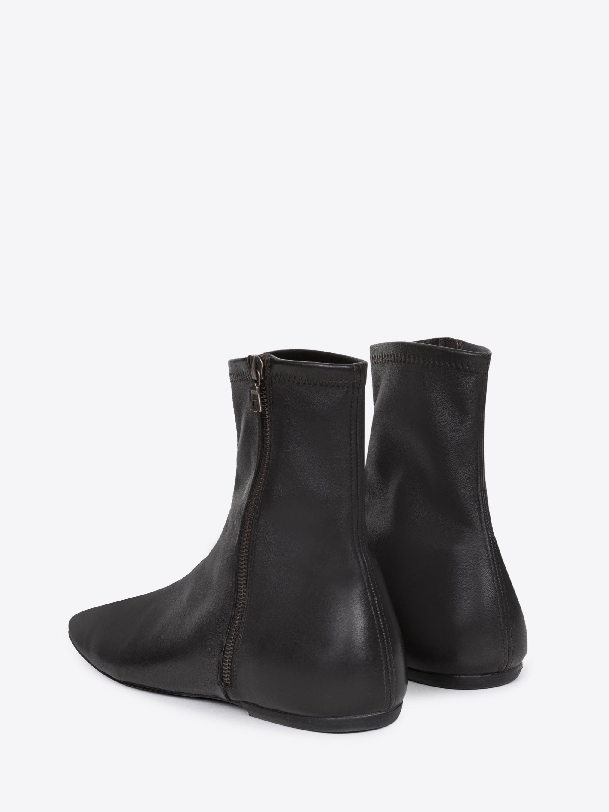 LEATHER SOCK BOOTS - 4