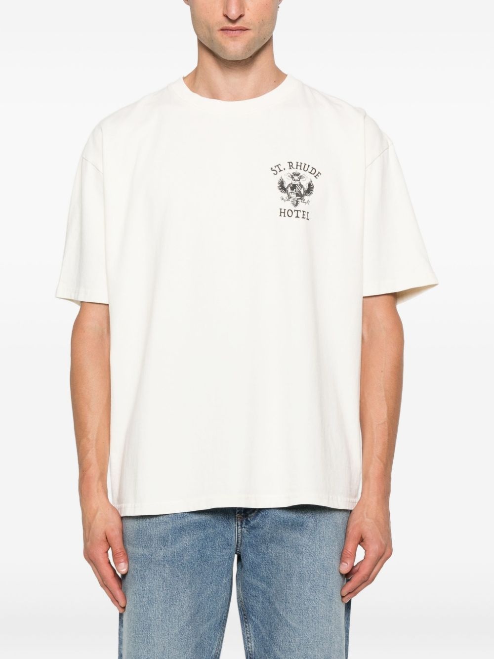 eagle-print T-shirt - 3