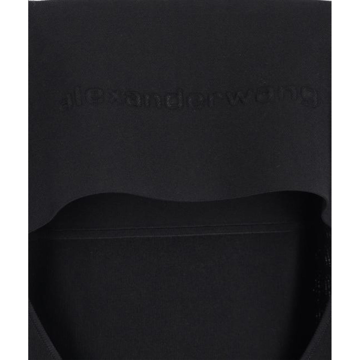 CAMI BAND MINI SLIP DRESS WITH LOGO (BLACK) - 3