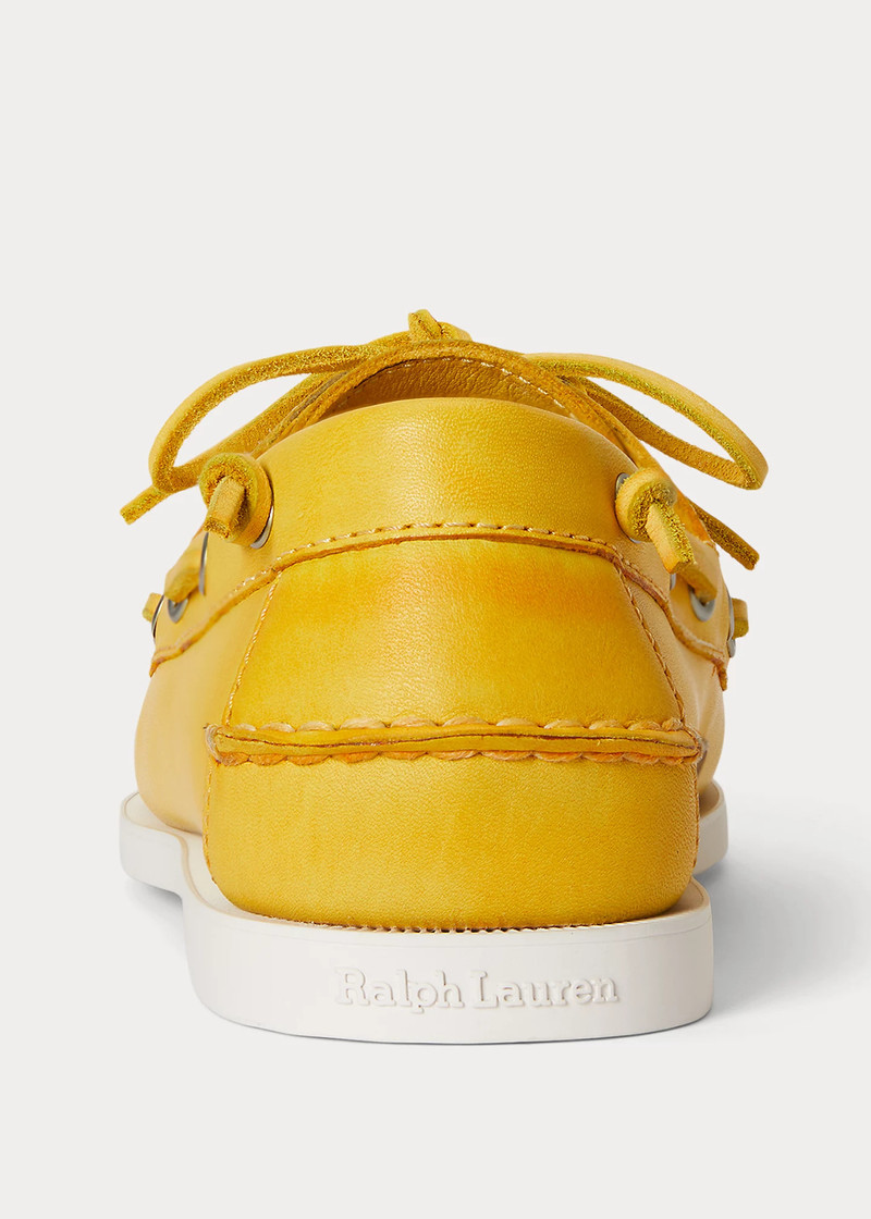 Merton Dip-Dyed Leather Boat Shoe 3