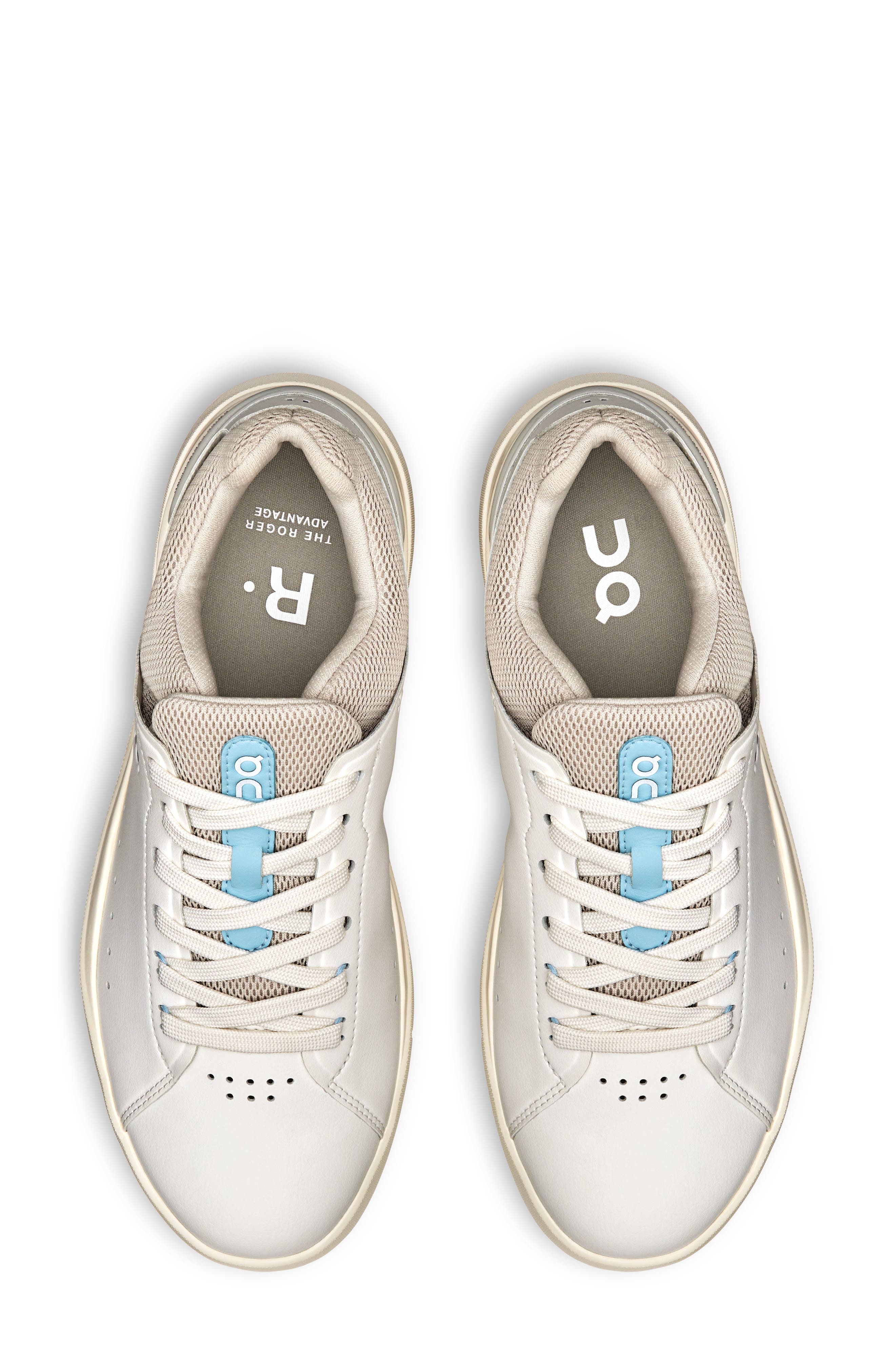 On THE ROGER Advantage Tennis Sneaker in White/Sand at Nordstrom - 3