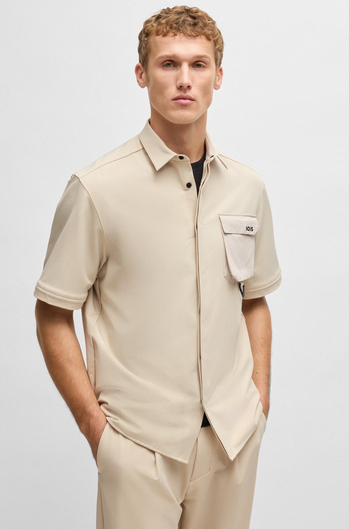 RELAXED-FIT SHIRT WITH ZIP-OFF SLEEVES - 6