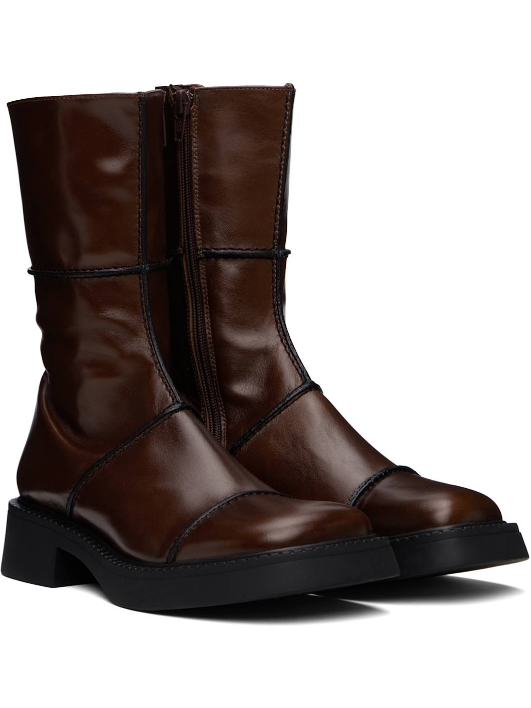 Brown Dahlia Boots - 4