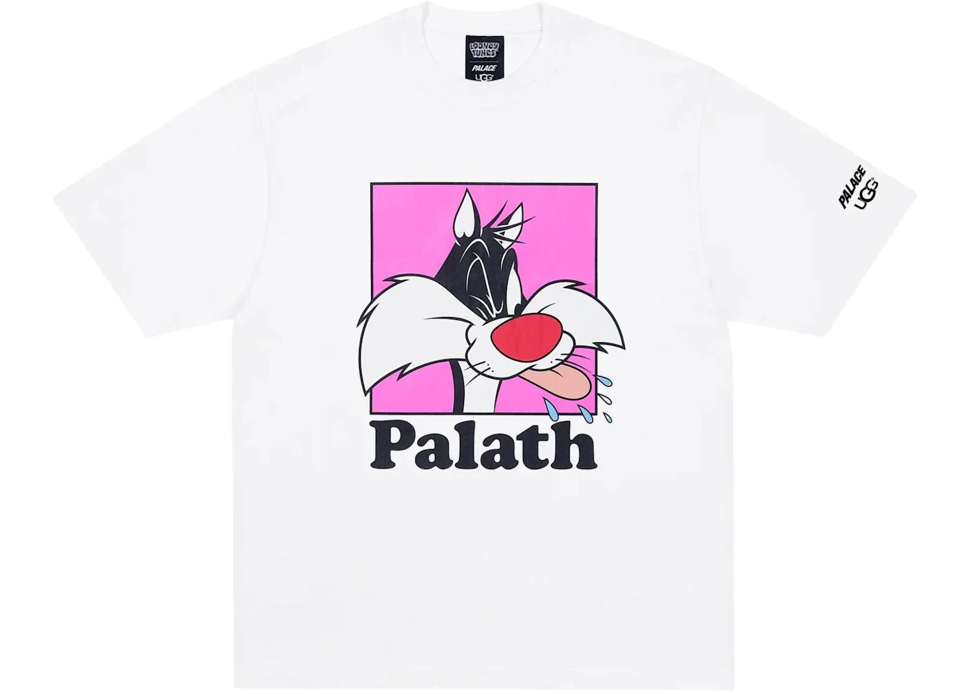 Palace x UGG Looney Tunes T-Shirt White - 1