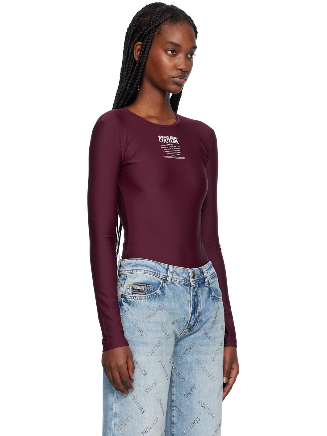 Purple Warranty Logo Bodysuit - 2
