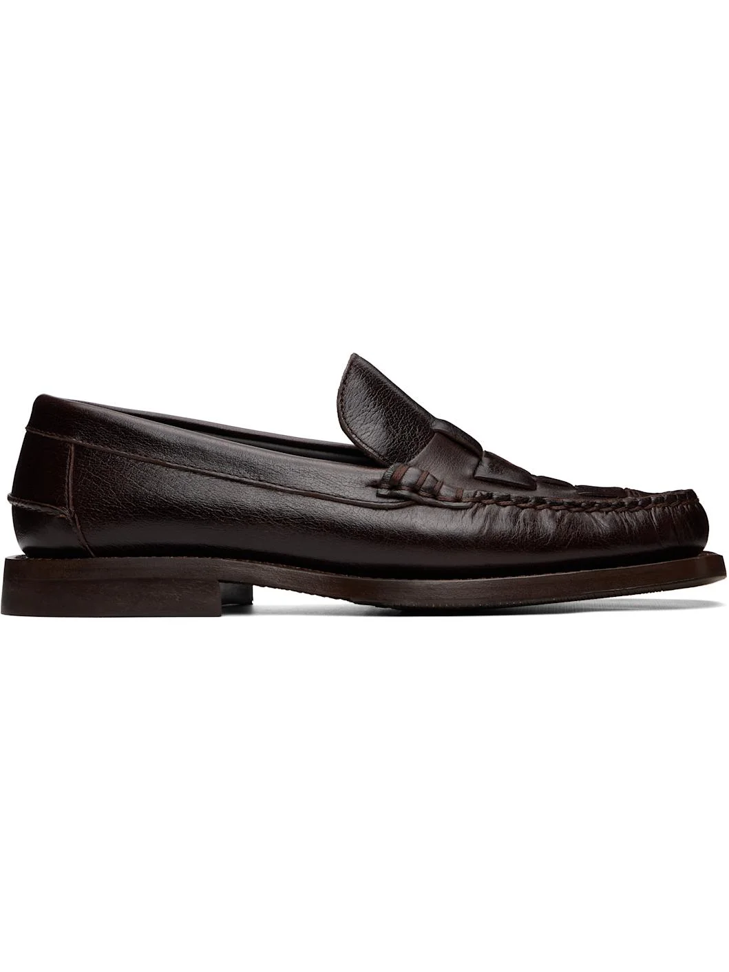 Brown Nombela Waxed Loafers - 1