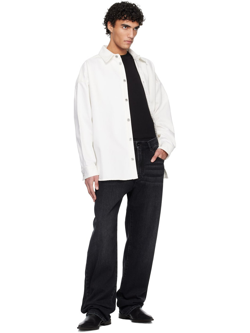 Balmain Off-White Denim Overshirt outlook