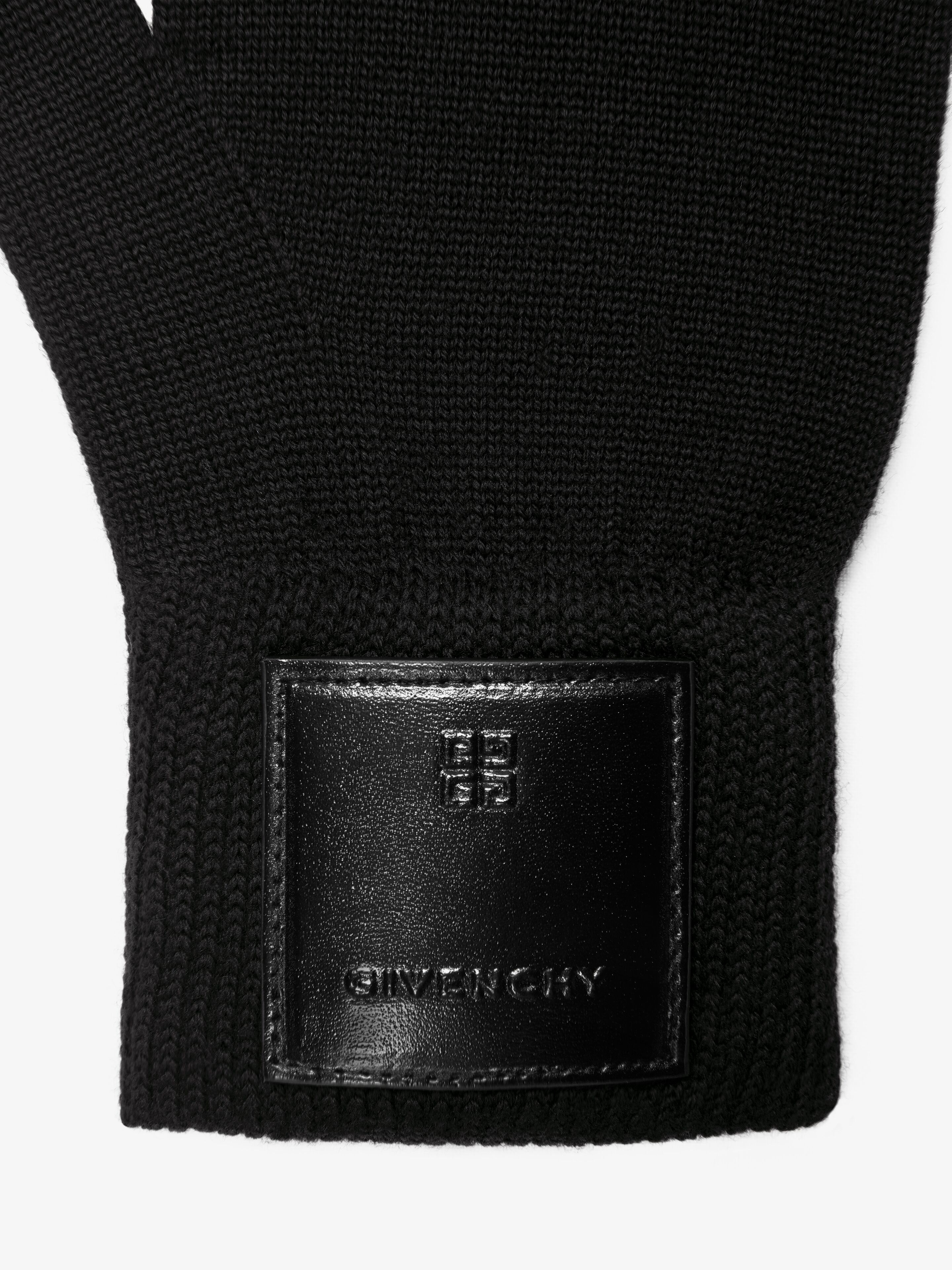 4G WOOL KNIT GLOVES - 2
