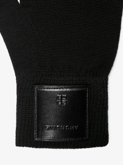 Givenchy 4G WOOL KNIT GLOVES outlook