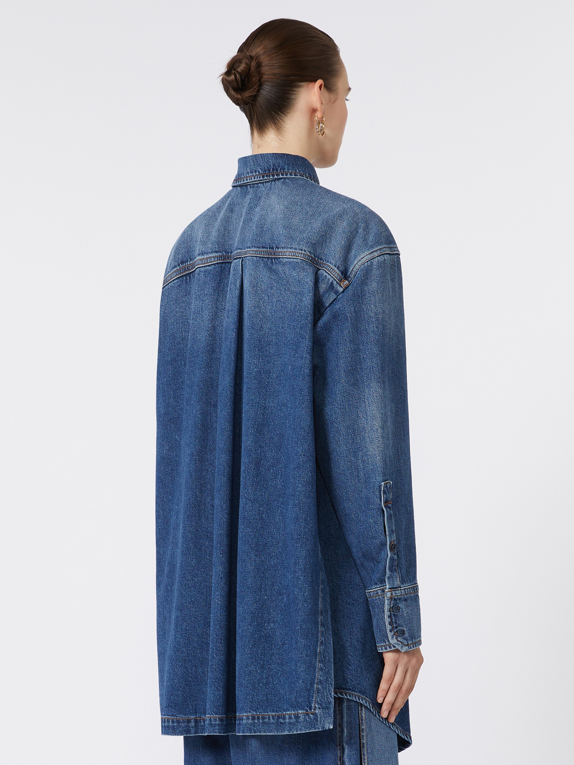 ERIDANI Oversize denim shirt - 4