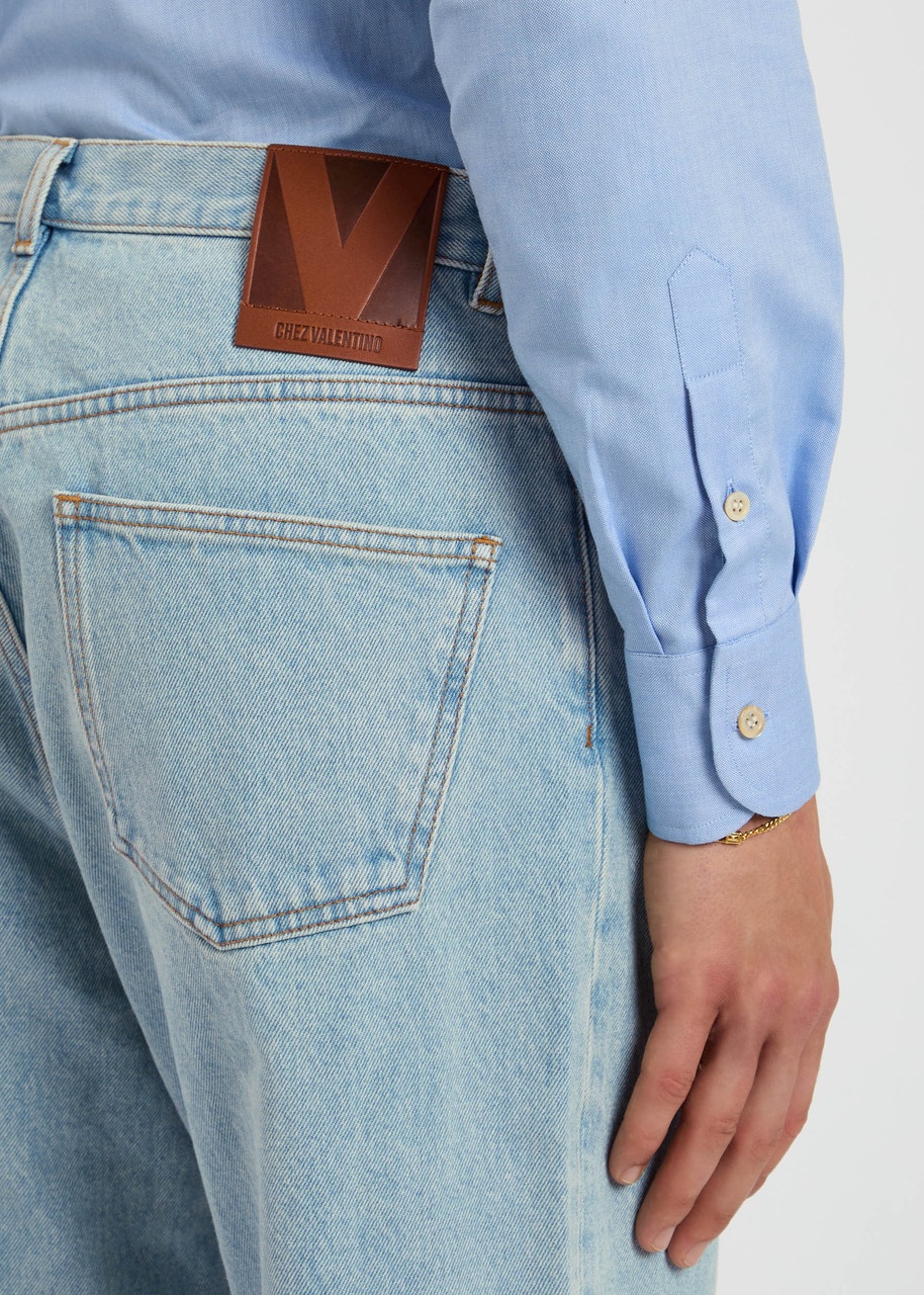 Valentino Garavani Turn-up Straight-leg Jeans - 5
