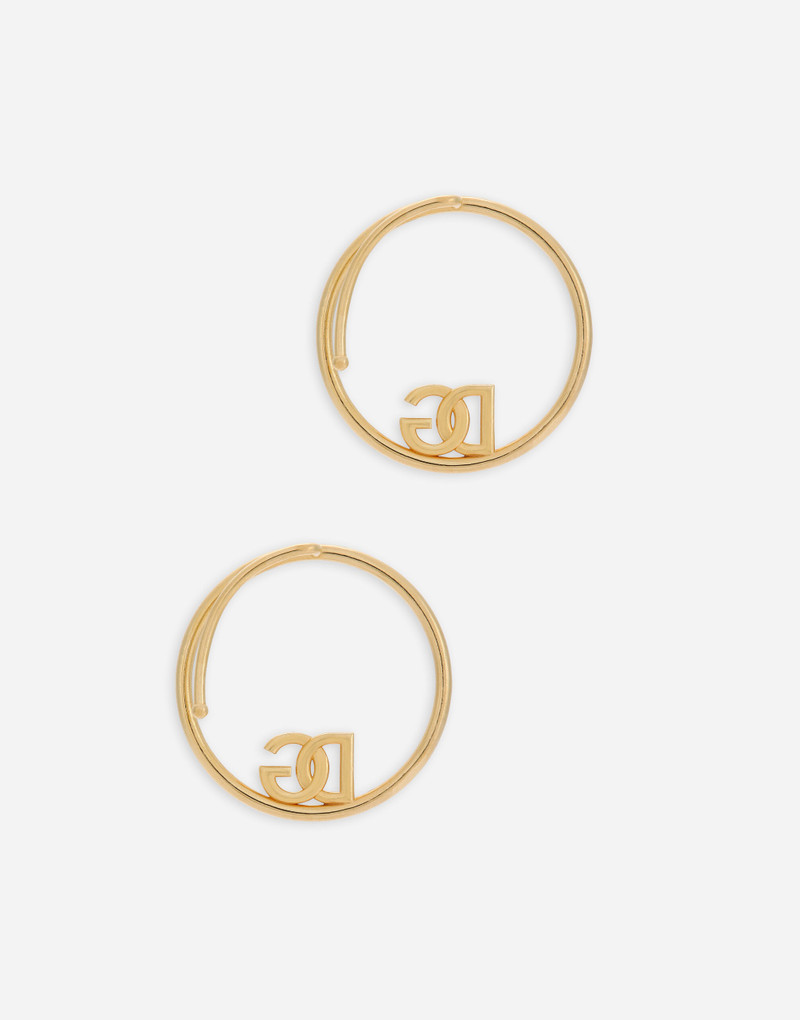 Dolce & Gabbana Ear cuff earrings with DG logo and rhinestones outlook