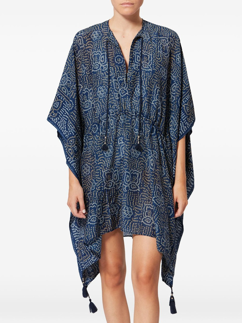 LORELIZ tassel patterned cover-up 3