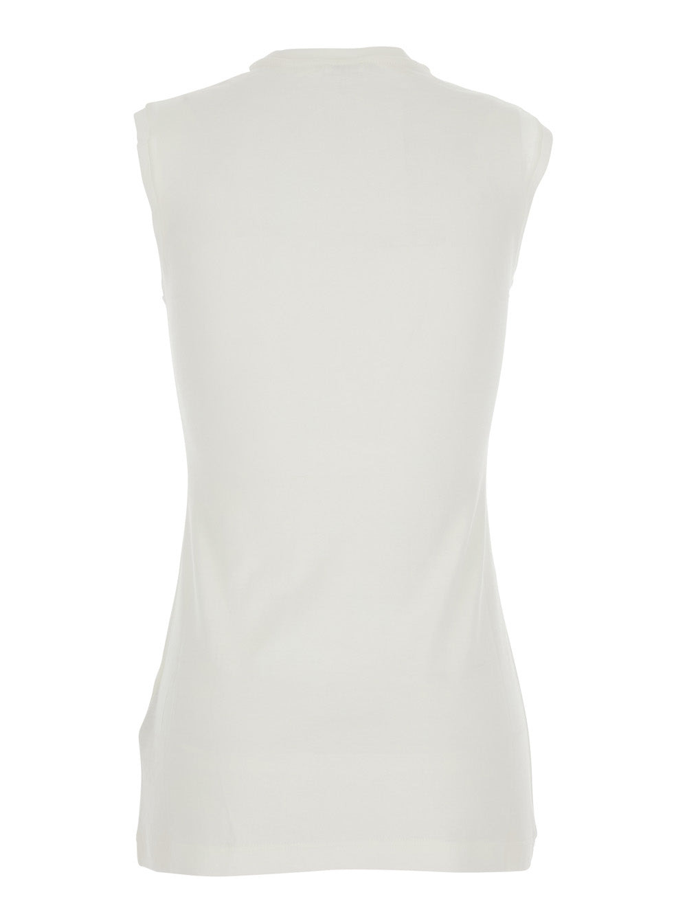 Jil Sander Women Multicolor Crewneck Top With Three-Layer Design And Side Logo In Cotton Woman - 3