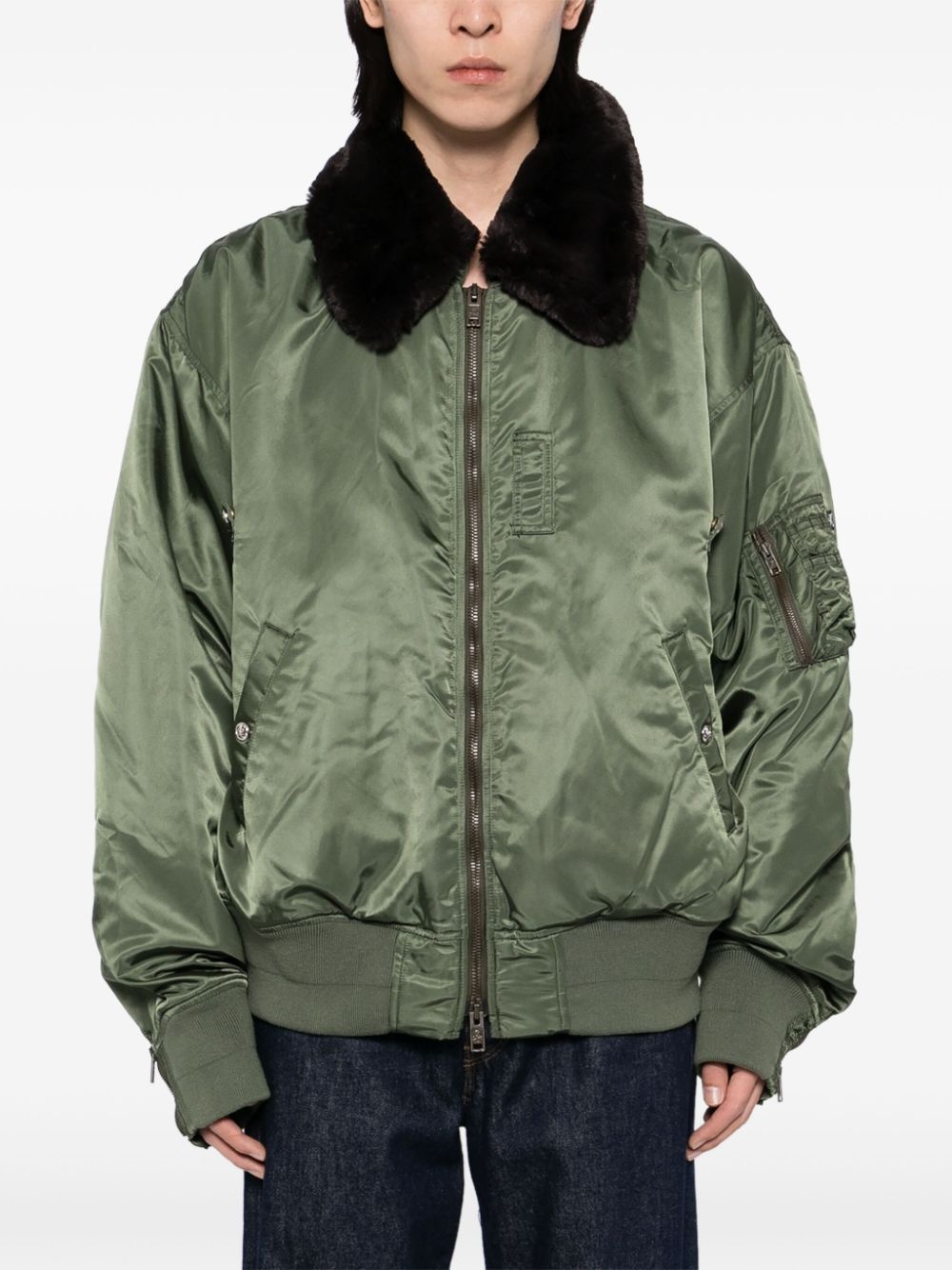 zip-up bomber jacket - 4
