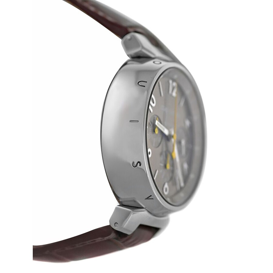 Pre-owned Louis Vuitton Tambour Chronograph Automatic Men's Watch Q1122 - 3