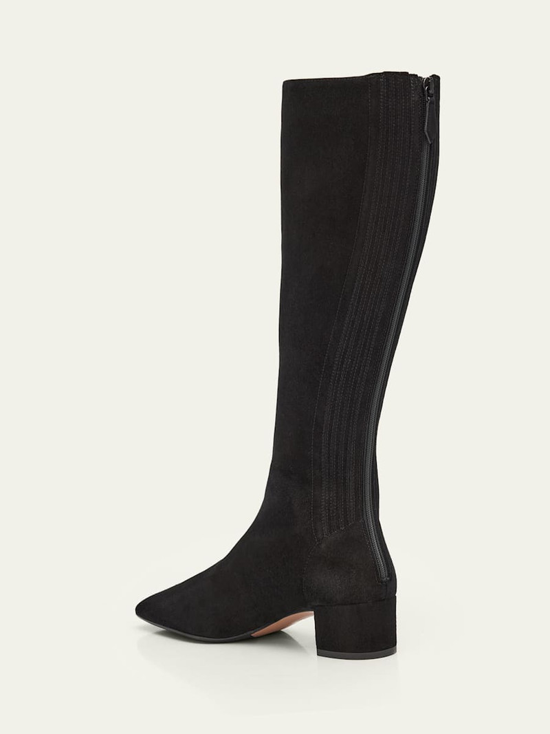 AQUAZZURA 35mm Saint Honor Suede Knee-High Boots outlook