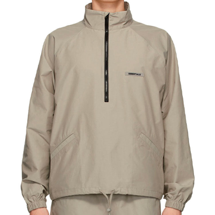 Fear of God Essentials FW20 Half-Zip Track Jacket Moss FOG-FW20-188 - 6