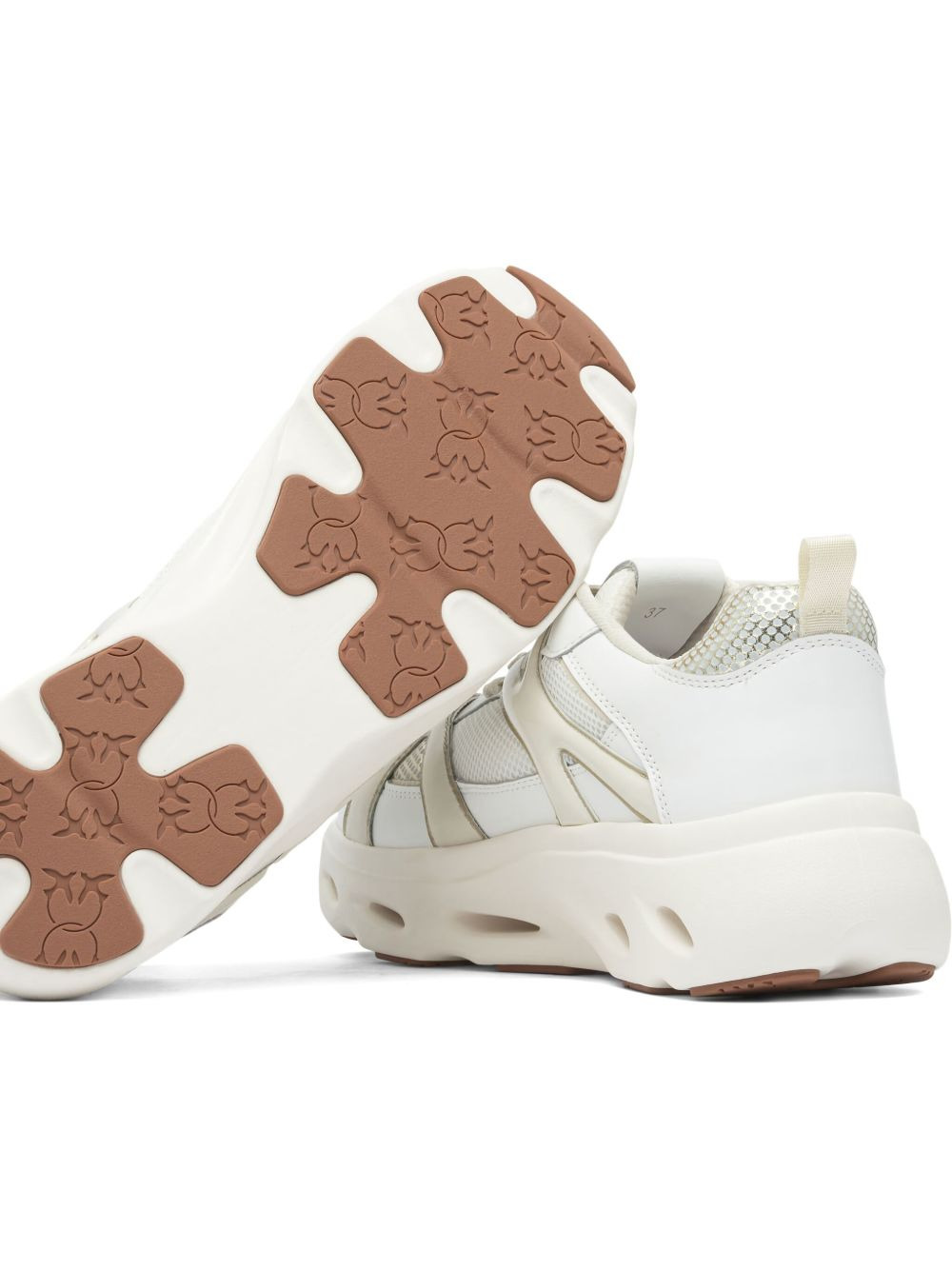 lace-up logo-detail sneakers - 3