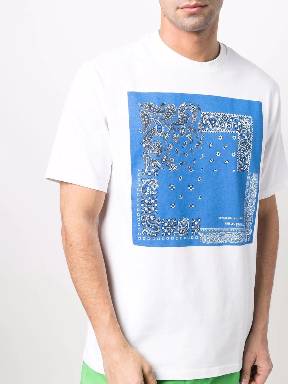 bandana logo-print crew-neck T-shirt - 5