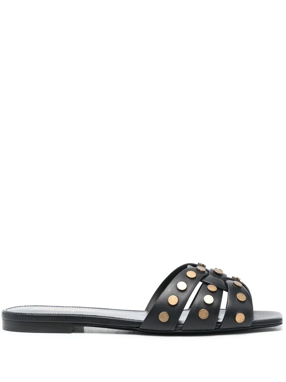 slip-on square-toe sandals - 1