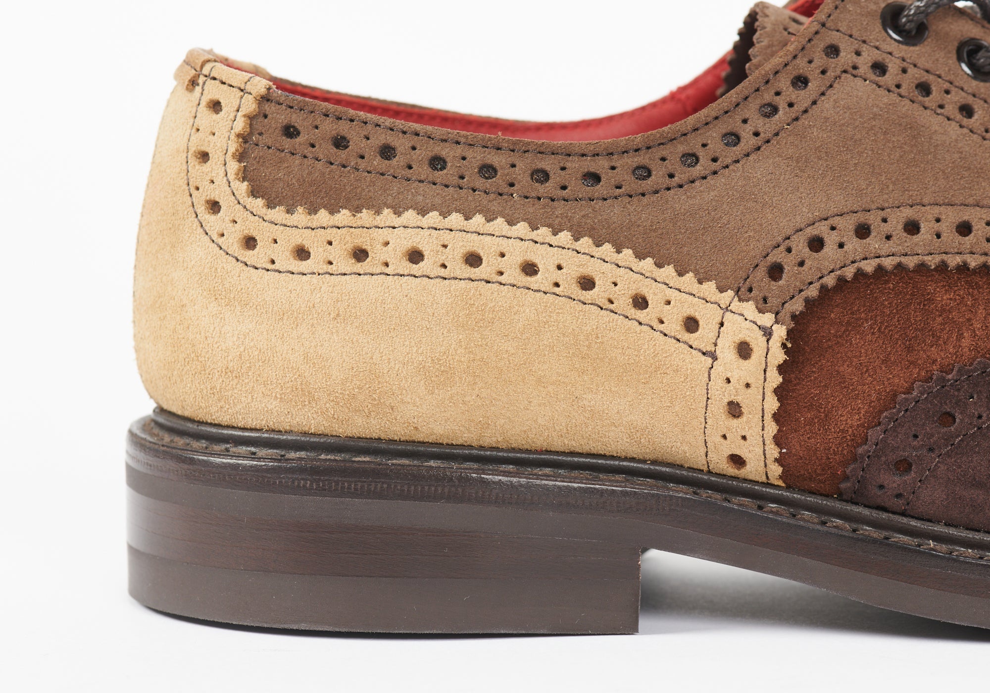 PALACE TRICKER'S COUNTRY BROGUE SUEDE MULTI - 8