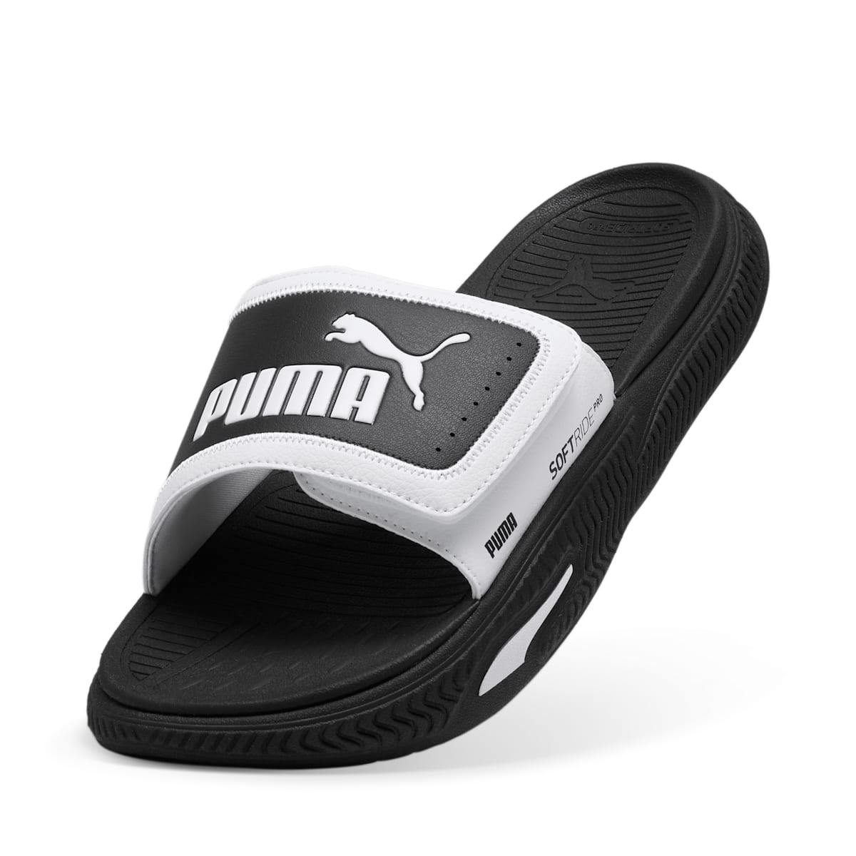 PUMA Softride Pro 24 V Slides 'White Black' 395431-02 - 5