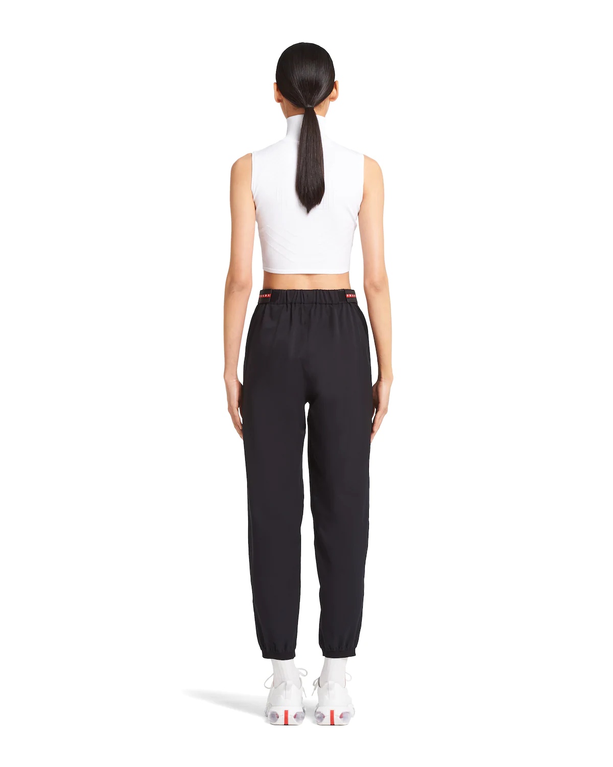 Light Bi-Stretch wide-leg pants - 4